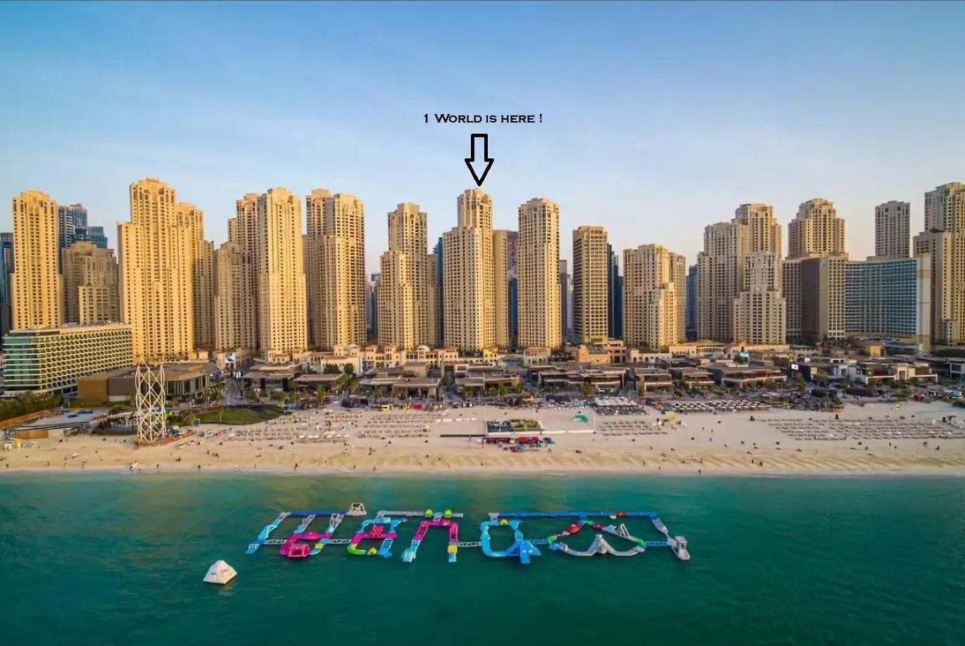 1 World Beach Property, Jbr, Award Winning Hostel, Coliving, Near Metro איחוד האמירויות הערביות